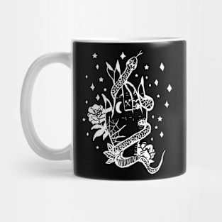 Witchy Snake Hand Goth Punk Alternative Art Mug